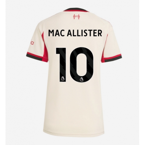 Billige Fotballdrakt Liverpool Alexis Mac Allister #10 Replika Bortedrakt Dame 2025-26 Kortermet Billige Fotballdrakt Liverpool Alexis Mac Allister #10 Replika Bortedrakt Dame 2025-26 Kortermet